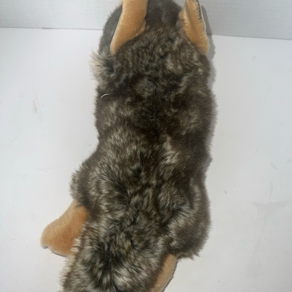 Miyoni by Aurora Plush Wolf Stuffed Animal Soft Brown Gray 13.5" #26264 - Picture 5 of 9